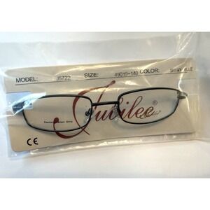 NWT Jubilee 5722‎ Shiny Blue Metal AUTHENTIC EYEGLASSES FRAME RX 49-19-140mm